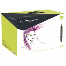 Prismacolor Double Ended Brush 156 Color Set